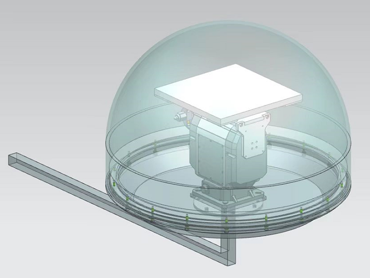 0.6米平板天线系统